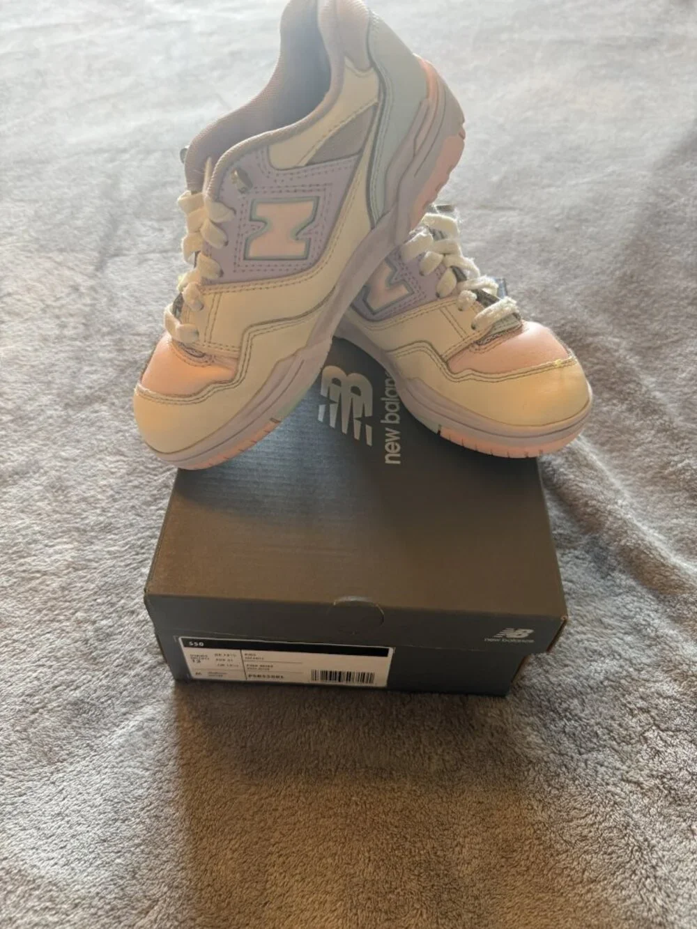 New Balance 550 Kids Sneakers Beige Pink PZB550KL US 13 M